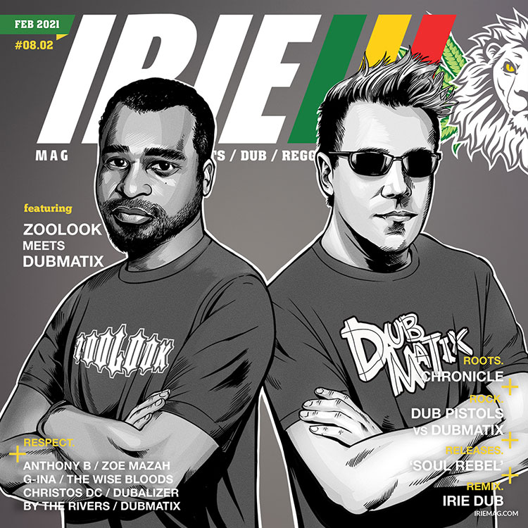 Christos DC featured in IRIE Magazine